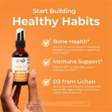 MaryRuth's D3 usage quotidien adultes – format spray pour routine simple