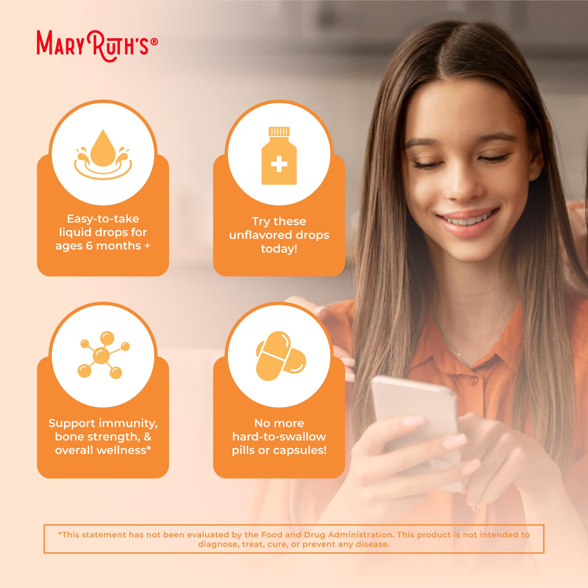 MaryRuth's D3 usage quotidien enfants – adapté à toute la famille