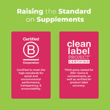 Étiquette et emballage MaryRuth Organics – transparence et informations