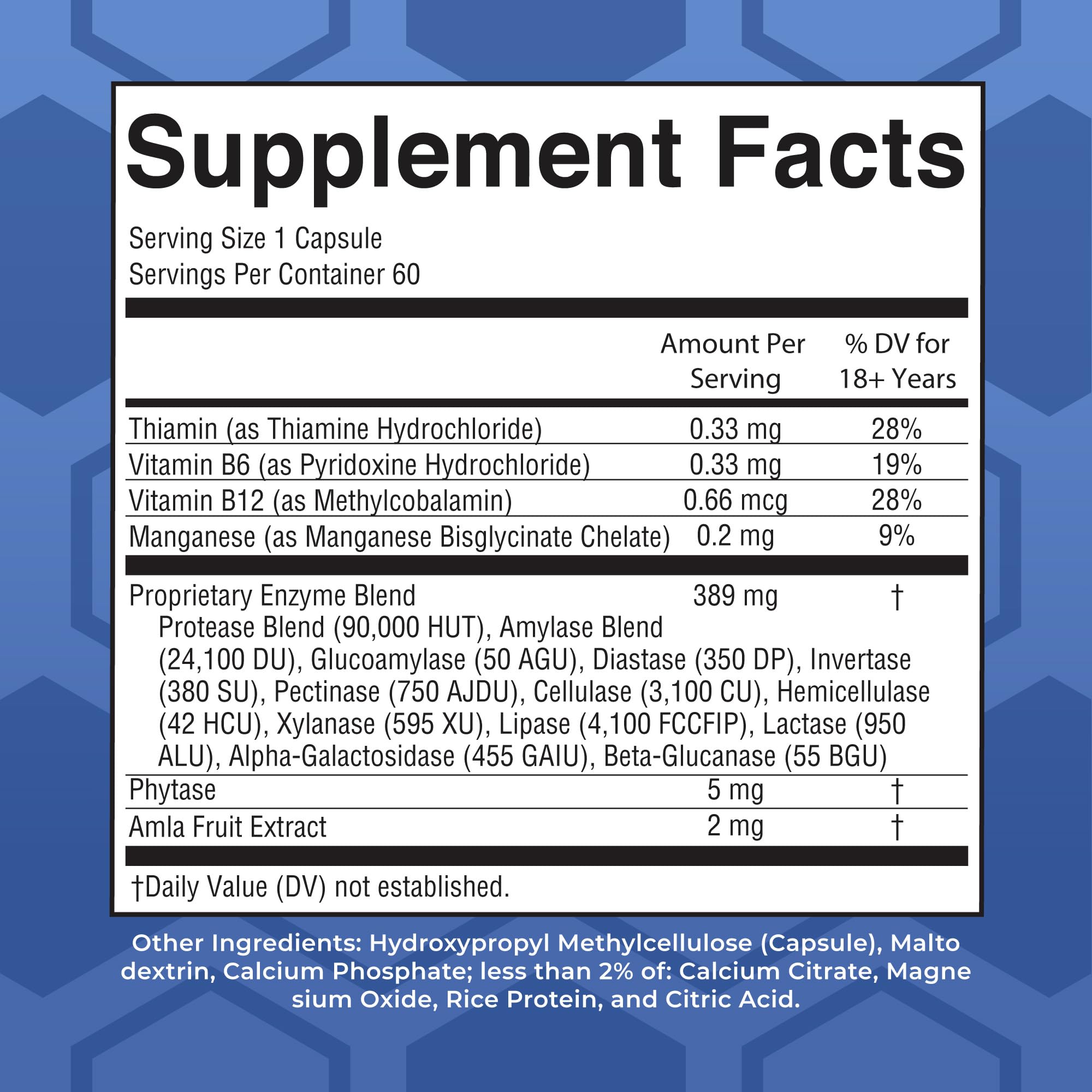 MaryRuth's enzymes digestives vegan soutiennent l’absorption des nutriments