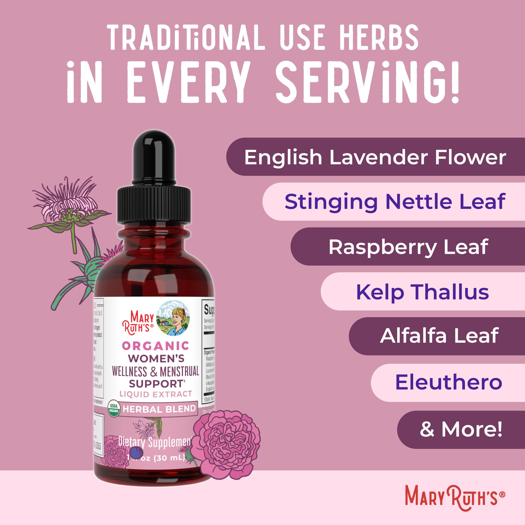 MaryRuth's équilibre du cycle avec des herbes