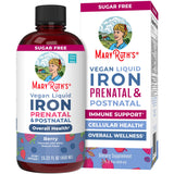 MaryRuth's fer liquide prénatal: bouteille pratique pour soutenir la grossesse.
