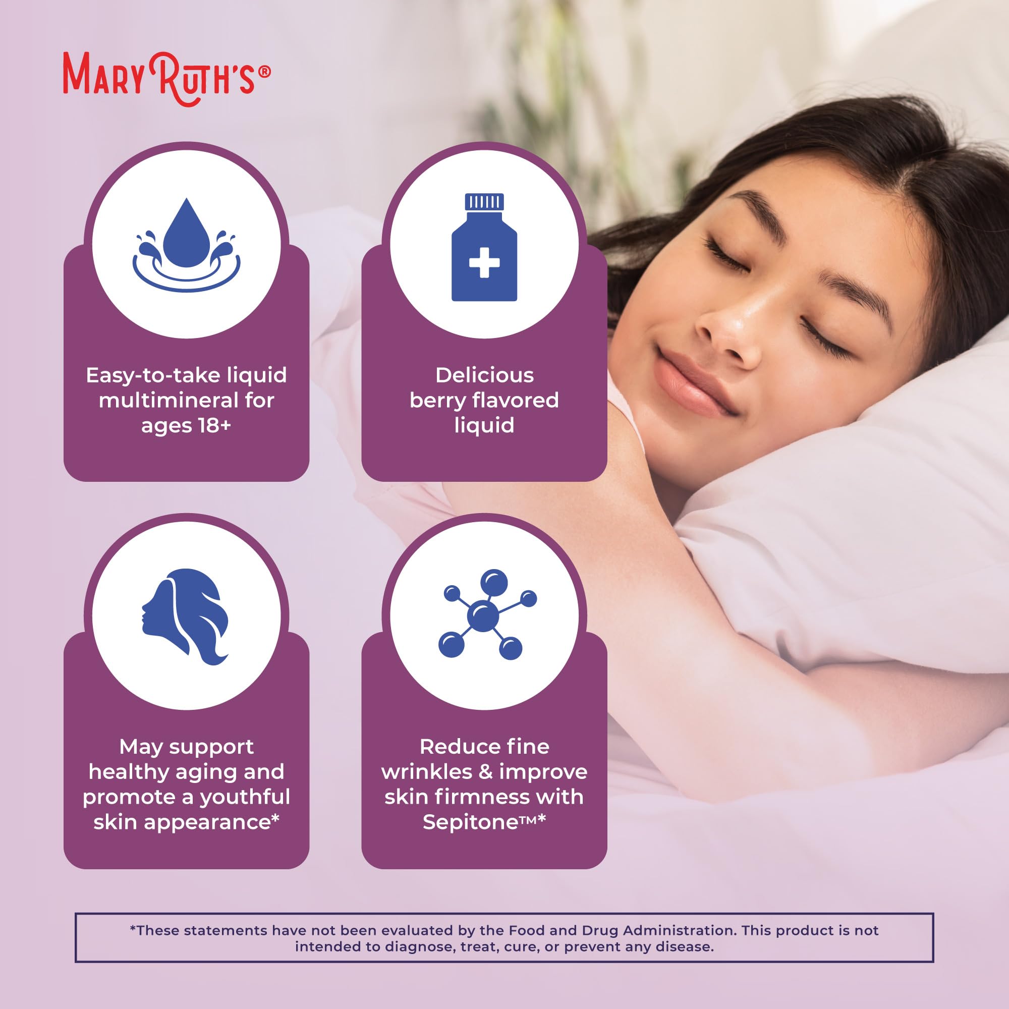 MaryRuth's Formulation liquide délicieuse, facile à prendre le soir.