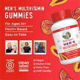 MaryRuth's gommes pour hommes, vitamine B pour énergie et métabolisme.
