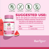 Gommes MaryRuth's enrichies en lysine pour soutenir la synthèse naturelle.