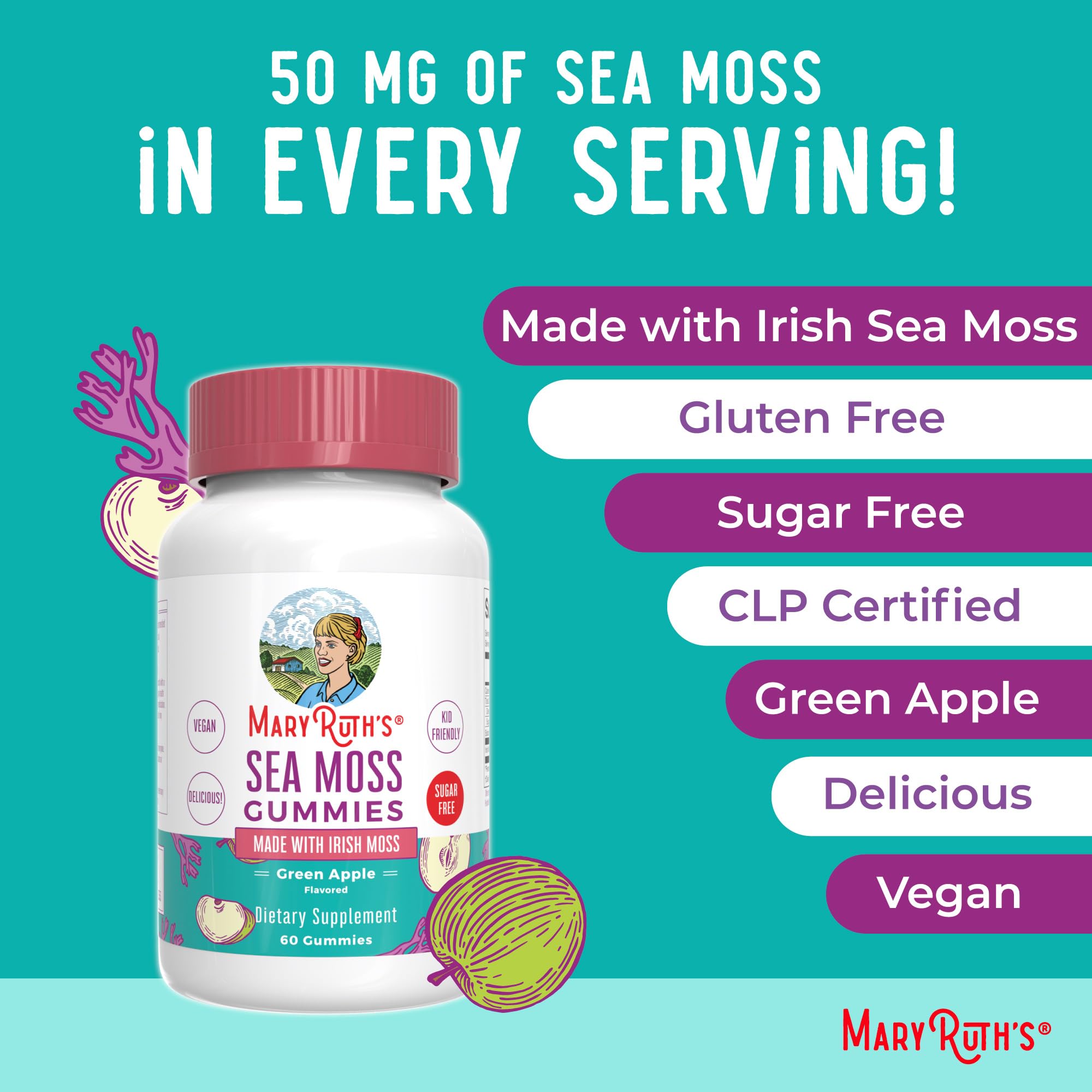 Usine conforme aux Bonnes pratiques de fabrication pour MaryRuth's Sea Moss.