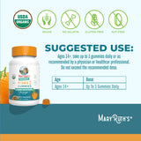 MaryRuth's Gomme Vitamin C orange – texture chewy et goût fruité appréciable.