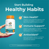 MaryRuth's Gomme Vitamin C orange – sans gélatine et vegan, pratique pour régimes.