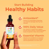MARYRUTH'S gouttes vitamine C, administration facile lors des repas ou collation