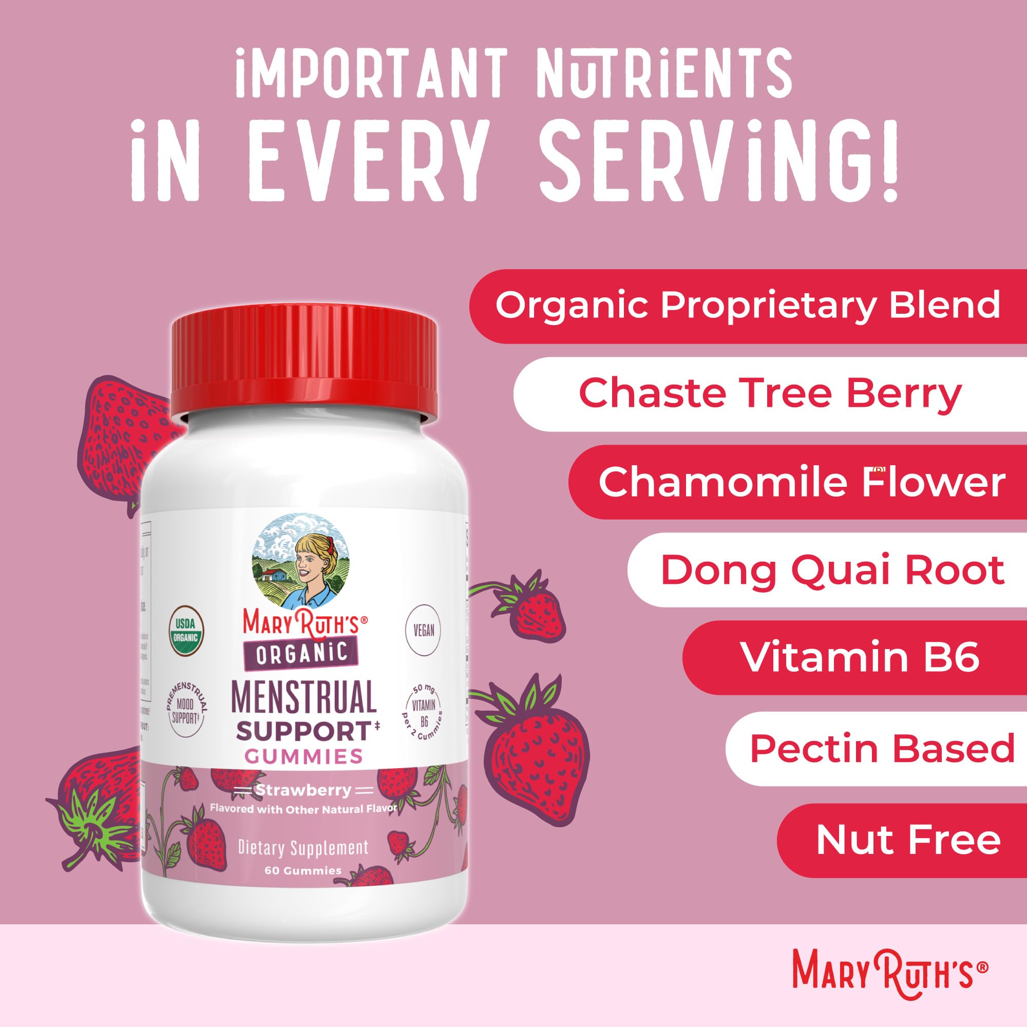 MARYRUTH'S GUMMIES – sans lactose noix gluten soja