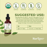 Emballage bio et vegan MaryRuth's, sans allergènes majeurs et sans additifs.