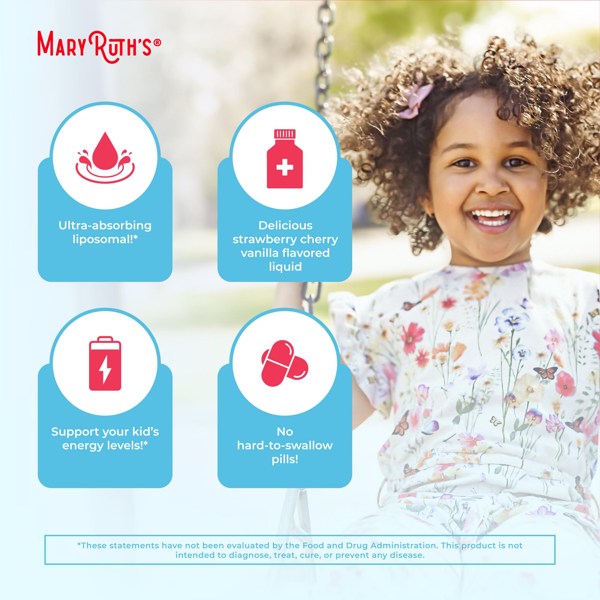 Dosage quotidien facile à intégrer dans la routine avec MaryRUTH'S Liposomal.