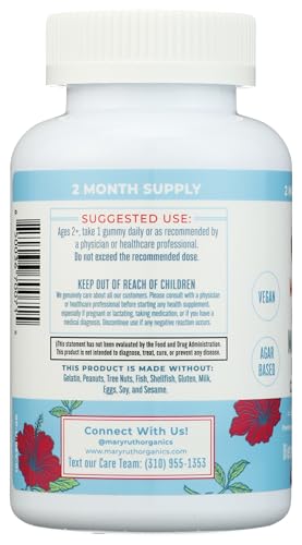 MaryRuth's sans gelatine: gommes véganes adaptées à un mode de vie végétal.