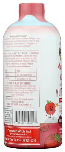 MaryRuth's Kids Multivitamine – doseur pratique, contrôle précis de la dose.