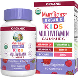 MaryRuth's gommes cerise et fruits des bois, goût agréable pour enfants.