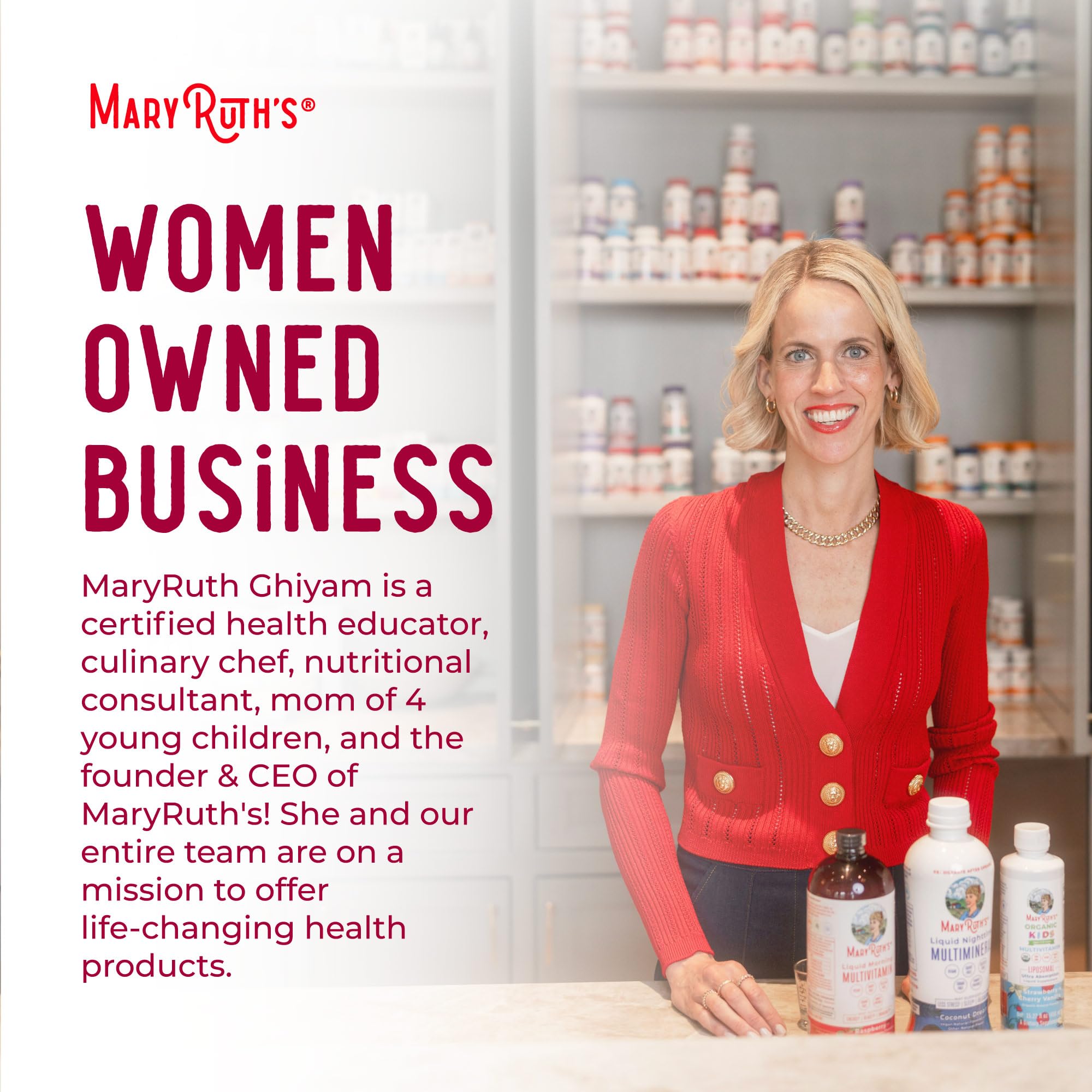 MARYRUTH'S Multivitamine emballage recyclable, option pratique.