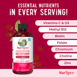 MARYRUTH'S Multivitamine goût framboise agréable et fruité.