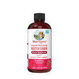 MARYRUTH'S Multivitamine liquide en bouteille framboise, soutien l'énergie quotidienne.