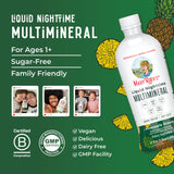 Ingrédients minéraux liquides: magnésium, calcium, zinc et D3.