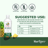 MaryRuth's Nocturne: flacon opaque et verseur pratique pour dosages.
