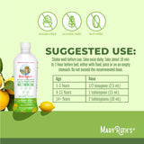 Goutte-limonade MaryRuth's Nuit Extra Multimineral, goût agréable pour prendre le soir.