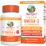 MARYRUTH'S Oméga-3 Gummies - bouteille: soutien immunitaire quotidien pratique et sans goût de poisson.
