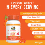 MARYRUTH'S Oméga-3 Gummies - sans-poisson: goût fruité sans arrière-goût de poisson.