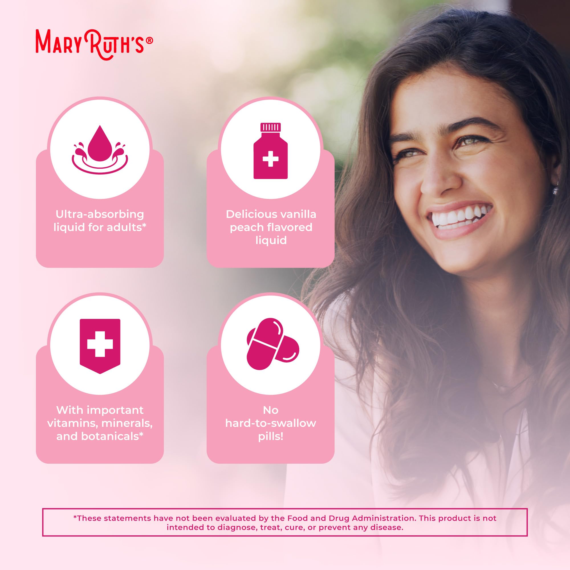 Vitamine D3 et DHA dans MaryRuth's, soutien potentiel du sommeil et de la cognition