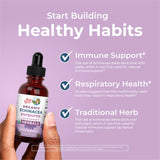 Utilisation quotidienne pratique de MaryRuths Echinacea Liquide dans une boisson.
