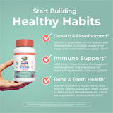 Vitamine C MaryRuth's Organics, saveur agréable et apport nutritionnel quotidien.