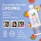 MaryRuth's Prenatal Liposomal – sans gluten et sans OGM, choix conscient.
