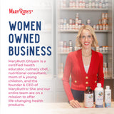 Utilisation quotidienne des probiotiques MaryRuth's pour mamans allaitantes.