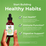 MaryRuth's Probiotique Liquide ajoutée à une boisson à température ambiante