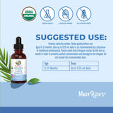MaryRuth's Probiotiques cinq souches, flacon compact prêt à l'usage.