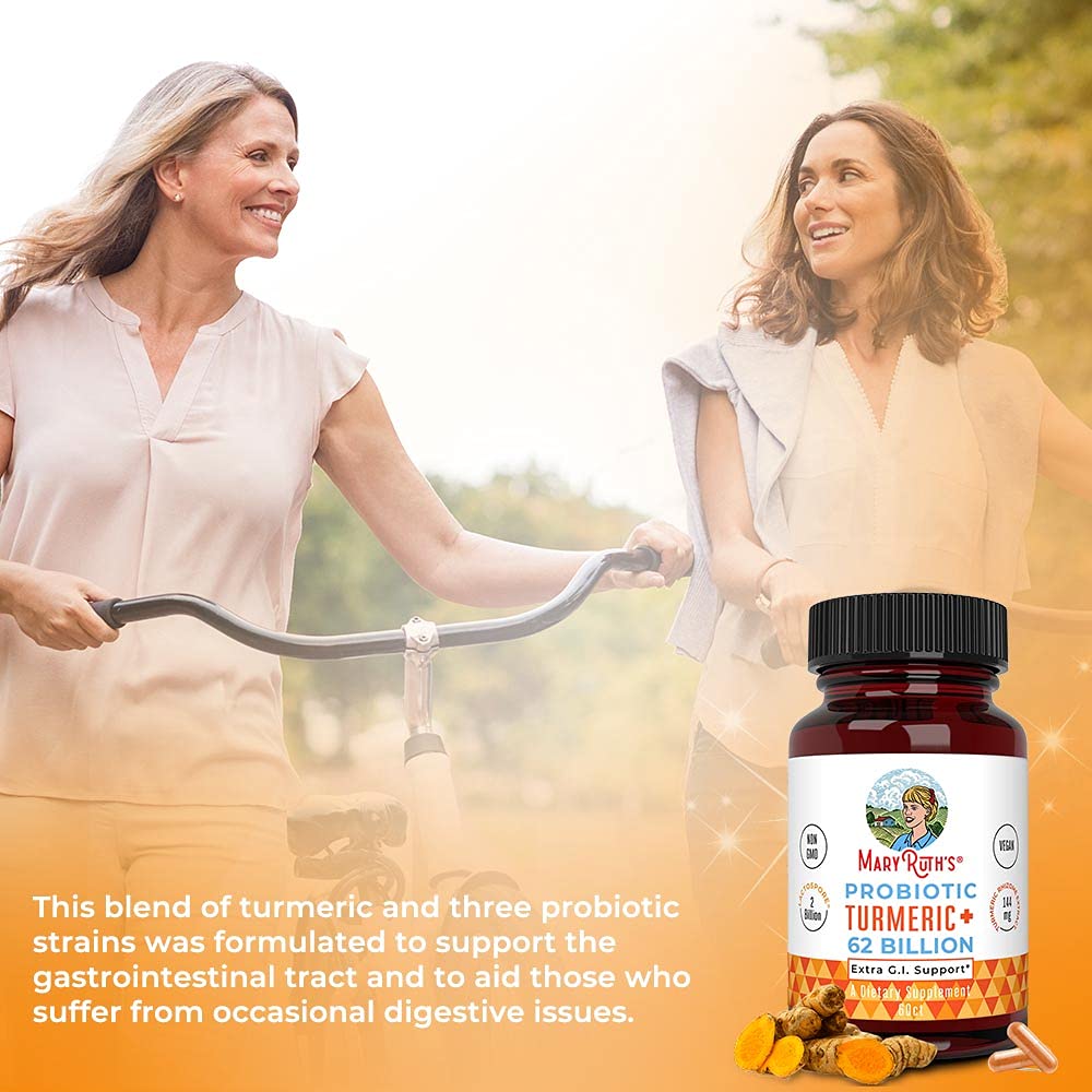 MaryRuth's probiotiques-curcuma – Probiotiques et curcuma offrant un soutien intestinal