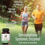 MaryRuth's Serrapeptase: capsules-closeup, prise pratique à jeun.