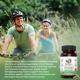MaryRuth's Serrapeptase: emballage-vegan, choix éthique et sans cruauté.