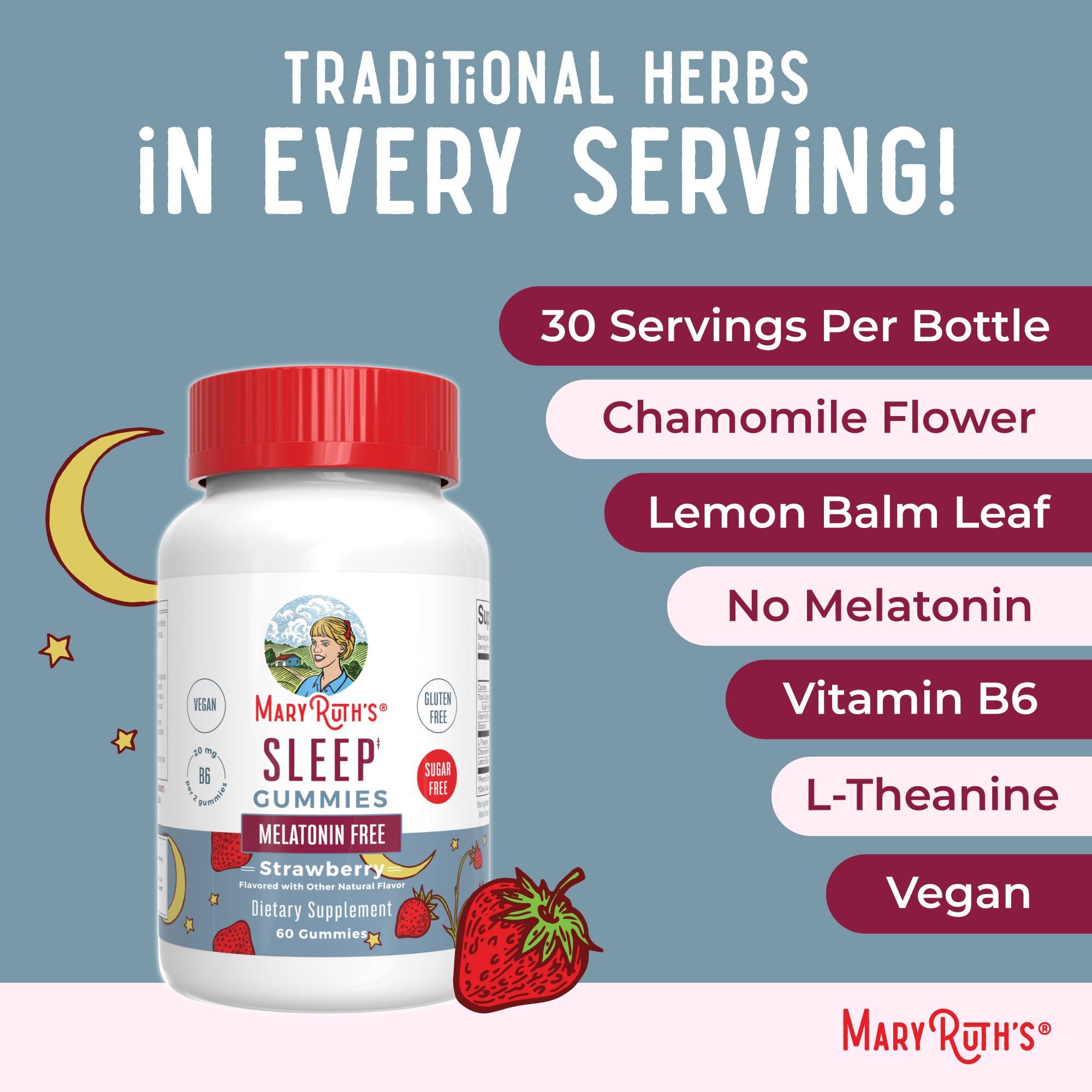 Vitamine B6 dans MaryRuth's Sleep Gummies et soutien du sommeil