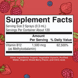 MARYRUTH'S spray B12 méthylcobalamine pulvérisation pratique pour déplacements.