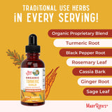 Packaging écoresponsable du produit MaryRuth's Turmeric Gold.