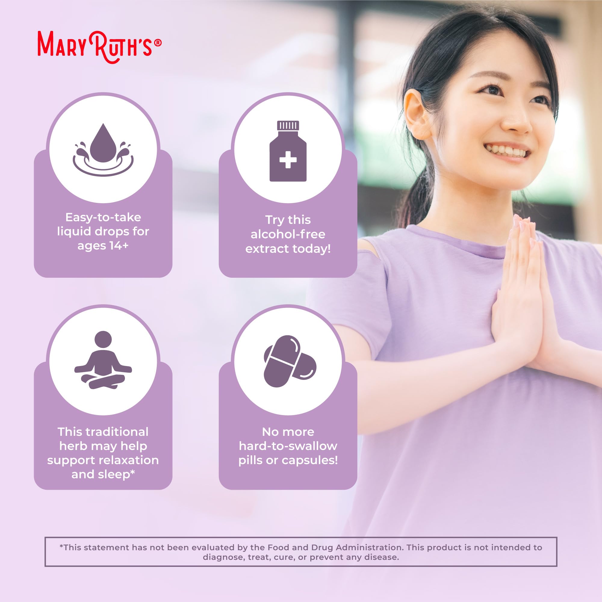 Bouteille MaryRuth's prête à l'emploi dans le placard.