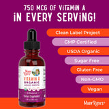 MaryRuth's vitamine A conditionnement trois mois, format pratique et durable