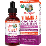 MaryRuth's vitamine A liquide en bouteille, utilisation quotidienne pratique