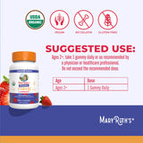 MARYRUTH'S gommes D3 texture fruitée rouge pour le plaisir quotidien.