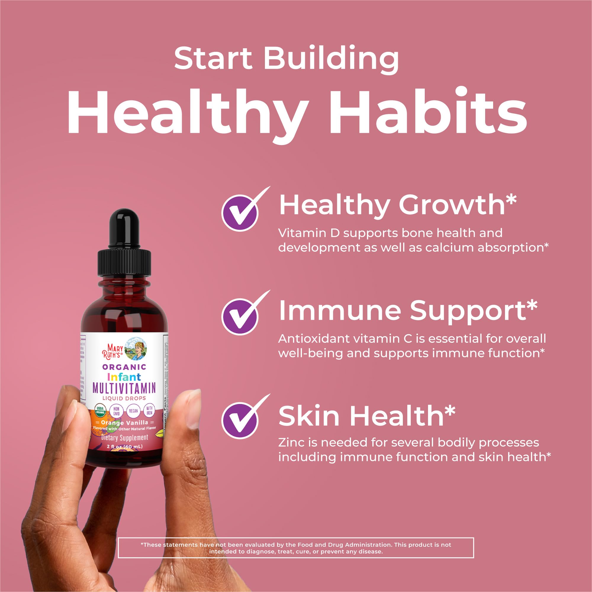 MaryRuth's-zinc-soutien-immunite-peau-bebe: nutriments essentiels pour la peau et l'immunité.
