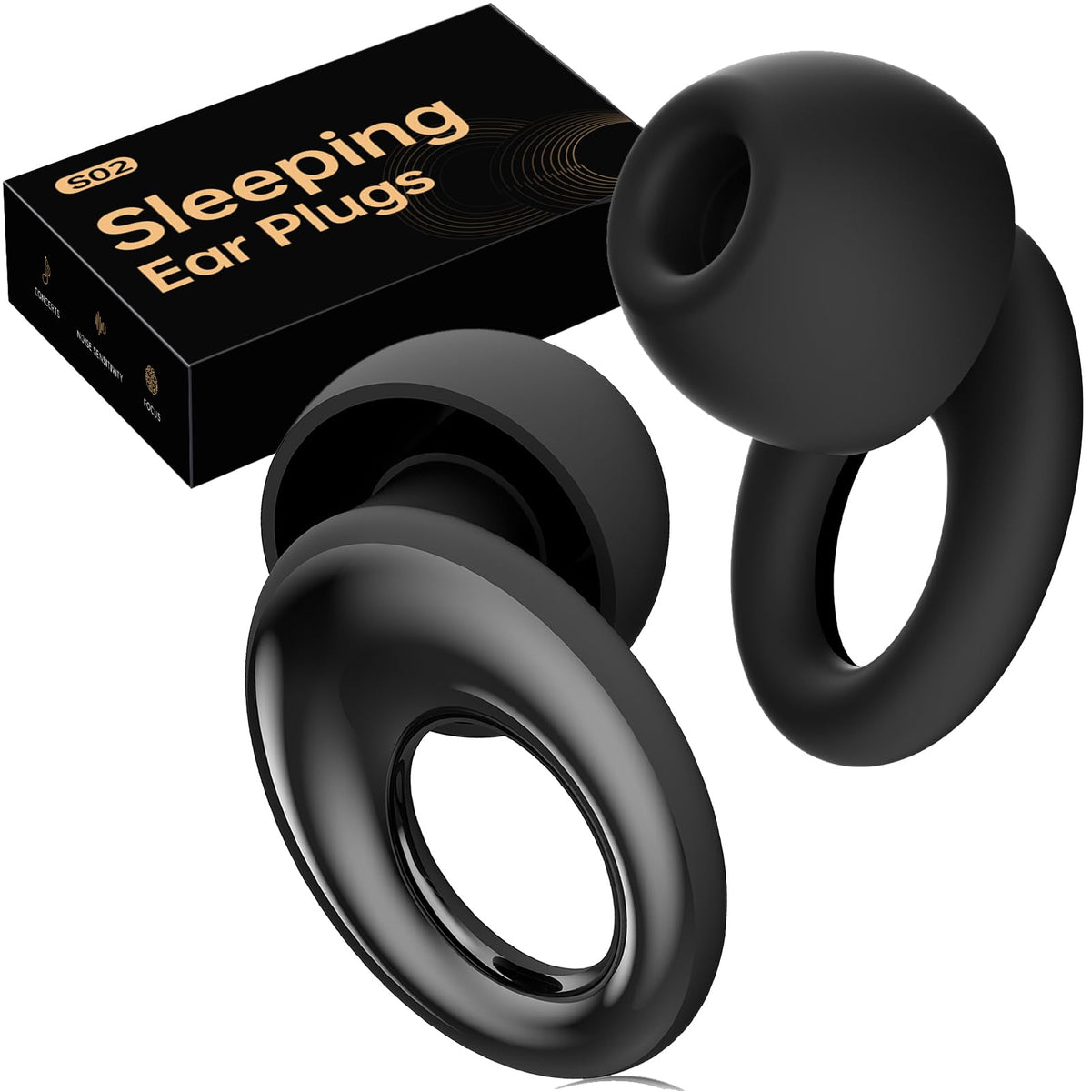 Bouchons Masajoy pour le sommeil: réduction jusqu'à 30dB pour une nuit paisible.