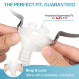 Masktouch AirFit P10 confort doux grâce au silicone résilient pour un port prolongé.