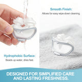 Masktouch AirFit P10 utilisation quotidienne améliorée grâce aux coussinets souples.
