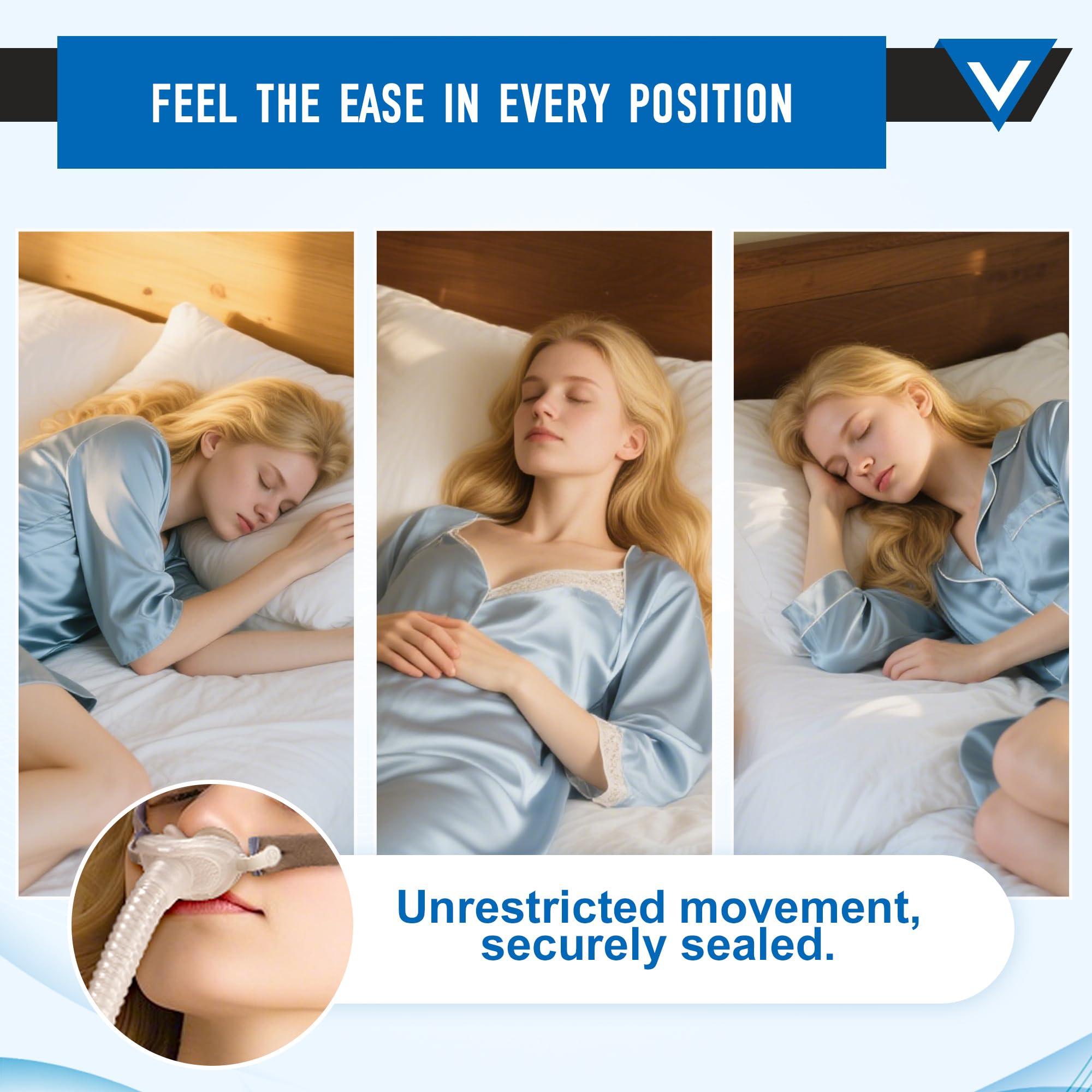 Masktouch innovation brevetee pour AirFit P10 et accessoires.