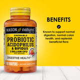 Culture Acidophilus 68 mg et 2 milliards d’actifs, Mason Natural.